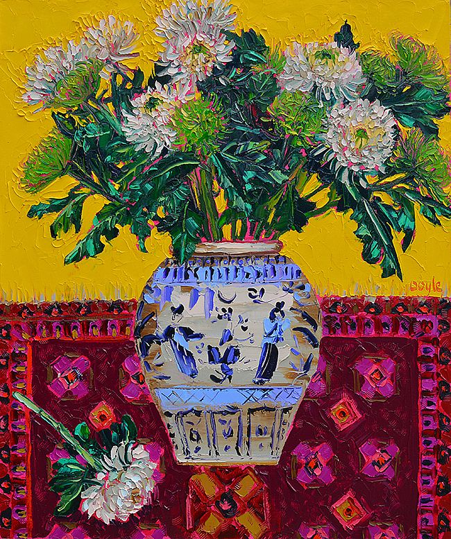 Lucy Doyle - Chrysanthemums yellow